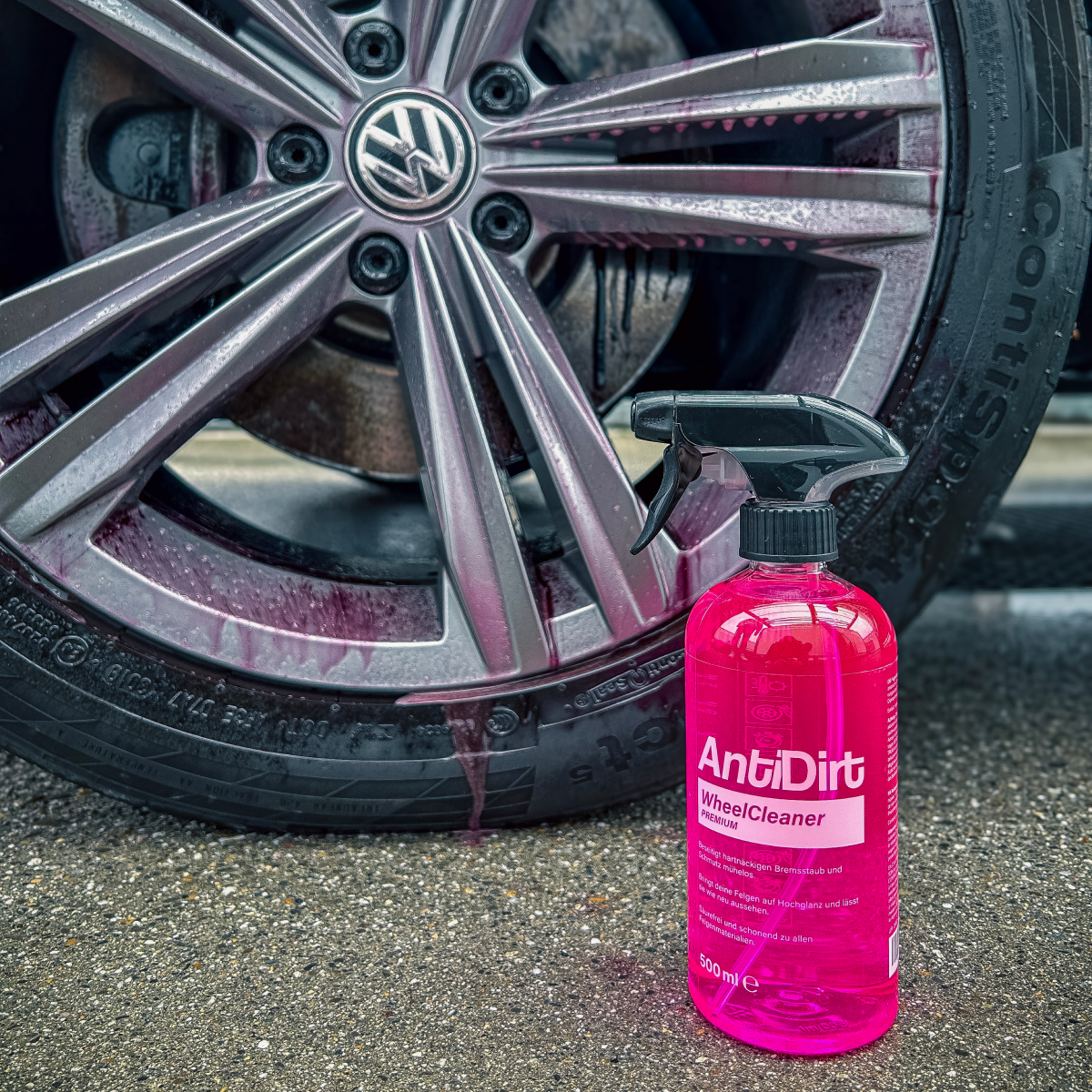 AntiDirt Premium WheelCleaner Felgenreiniger 500ml